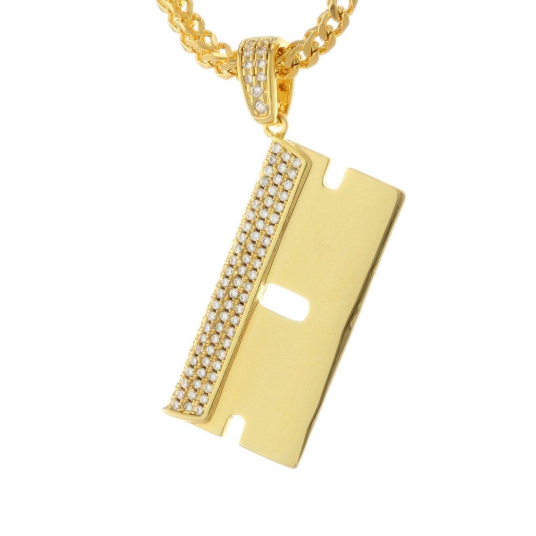 King Ice RZA Blade Necklace - GOLD
